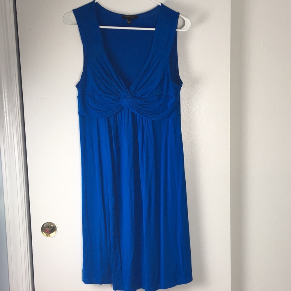Flowy Blue Midi Dress